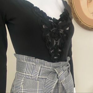 Vintage 90s black body suit